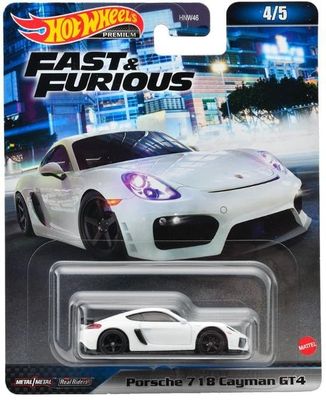 Porsche 718 Cayman GT4 F&F - Hot Wheels 1:64