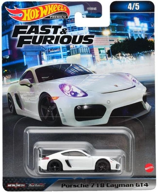 Porsche 718 Cayman GT4 F&F - Hot Wheels 1:64