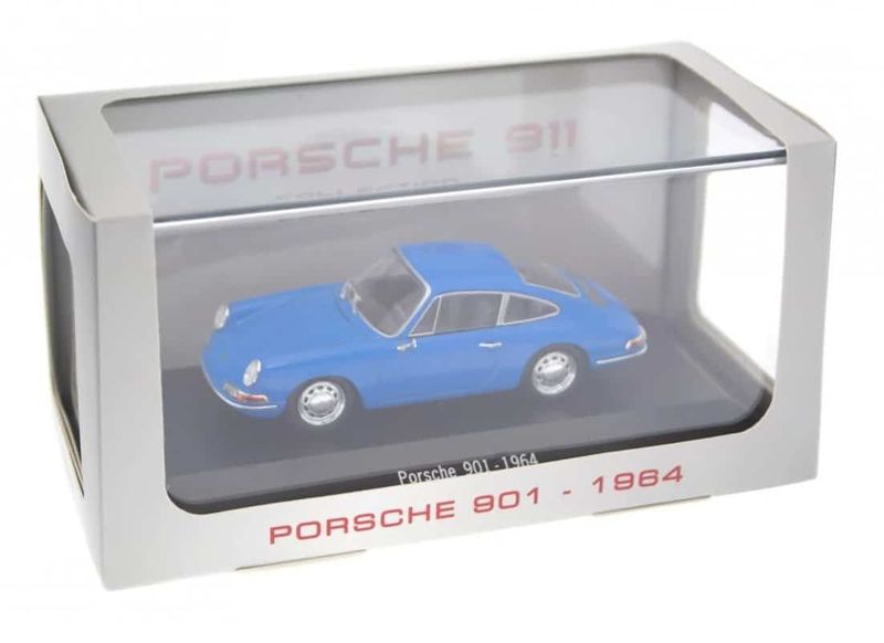 Porsche 901 1964 blå - skala 1:43