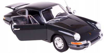 Porsche 911 1964 svart/grå - skala 1:24