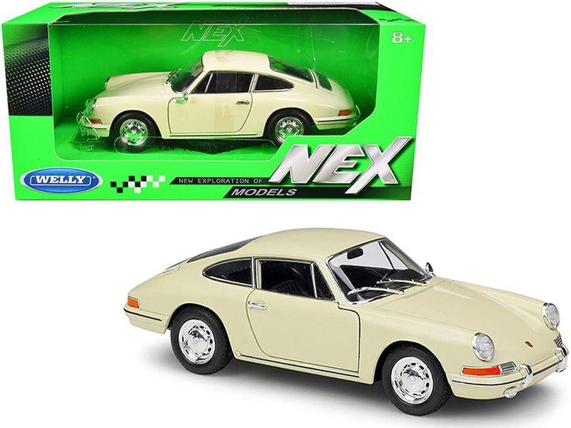 Porsche 911 1964 cream - Skala 1:24