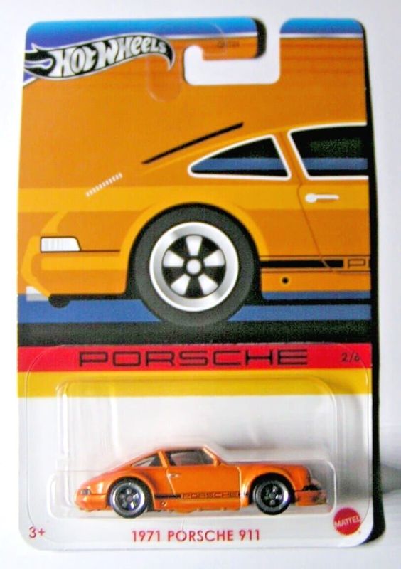 Porsche 911 1971 - Hot Wheels Silber Edition 1:64