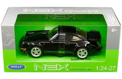 Porsche 911 (964)Turbo 3.0, svart 1974 - skala 1:24