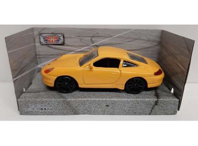 Porsche 911 Carrera gul - skala 1:43