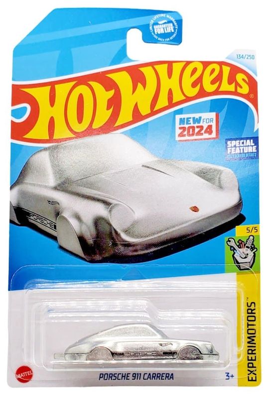 Porsche 911 Carrera silber - Hot Wheels 1:64