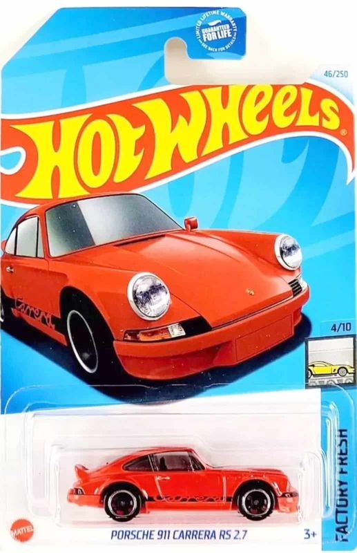 Porsche 911 Carrera RS 2.7 röd - Hot Wheels 1:64