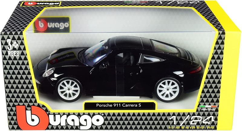 Porsche 911 Carrera S svart - skala 1:24