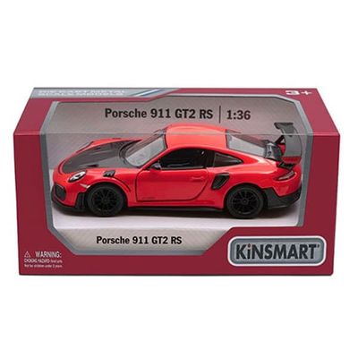 Porsche 911 GT2 RS röd - skala 1:36