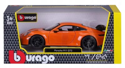 Porsche 911 GT3 2021 orange - skala 1:24