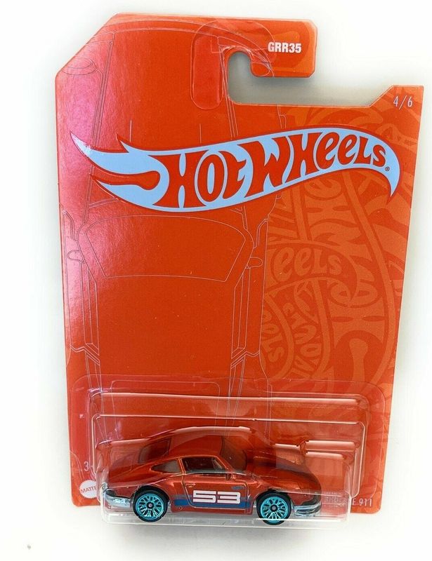 Porsche 911 orange - Hot Wheels 53th Anniversay 1:64