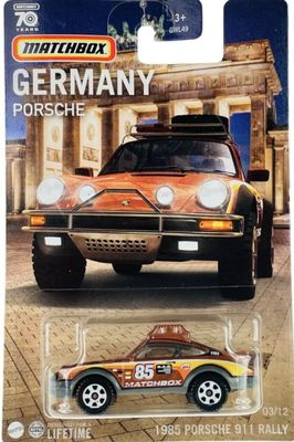 Porsche 911 Rally 1985 - Matchbox 1:64