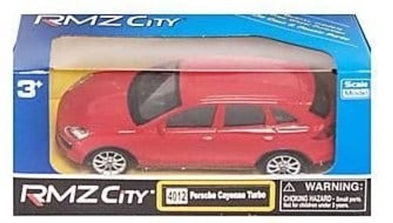 Porsche Cayenne Turbo röd - skala 1:43