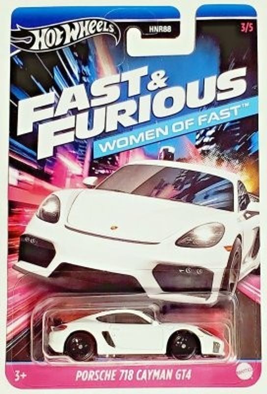 Porsche 718 Cayman GT4 Fast & Furious - Hot Wheels 1:64