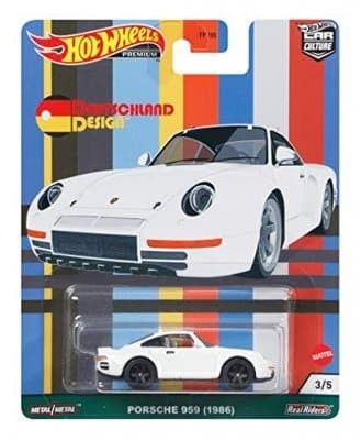 Porsche 959 (1986) weiß - Hot Wheels 1:64