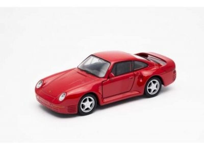 Porsche 959 röd - skala 1:34