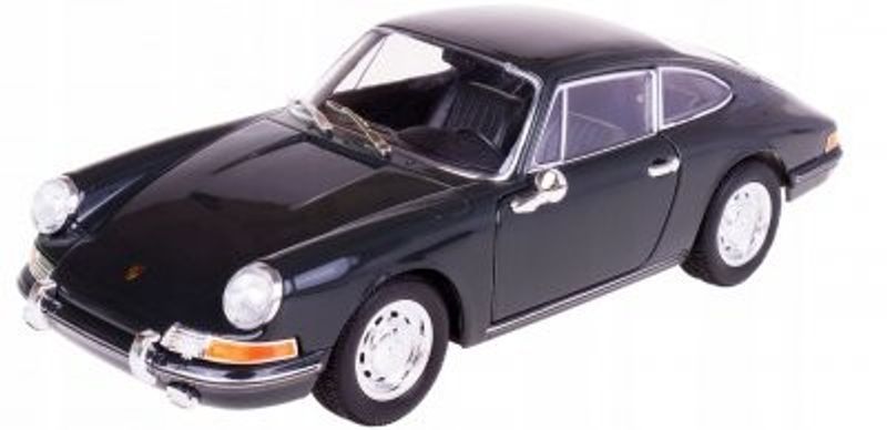 Porsche 911 1964 svart/grå - skala 1:24