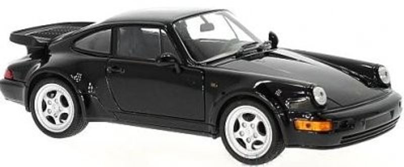 Porsche 911 (964)Turbo 3.0, svart 1974 - skala 1:24