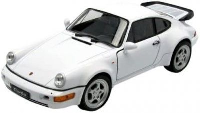 Porsche 911 Turbo vit 1974 - skala 1:24