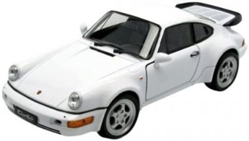 Porsche 911 Turbo vit 1974 - skala 1:24