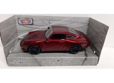 Porsche 911 metallic röd - skala 1:43