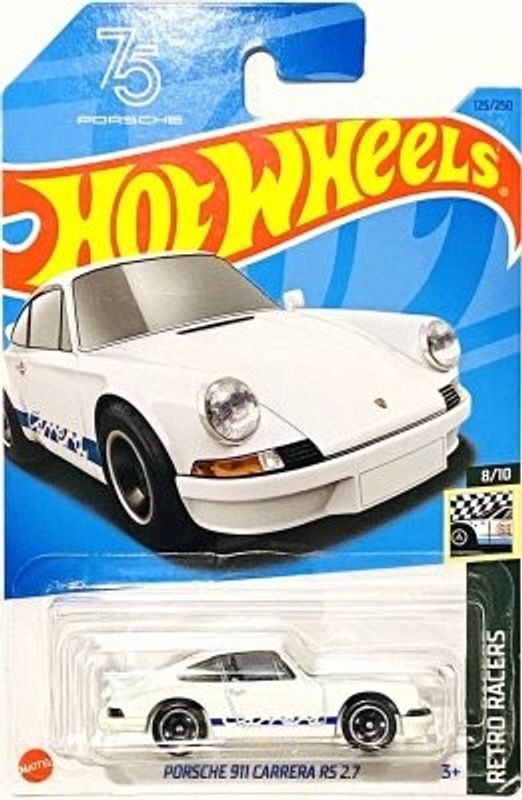 Porsche 911 Carrera RS 2.7 vit - Hot Wheels 1:64