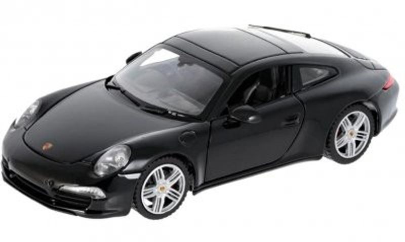 Porsche 911 Carrera S svart - skala 1:24