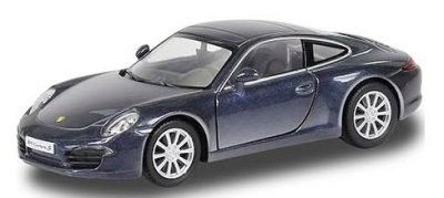 Porsche 911 Carrera S mörkblå - skala 1:32
