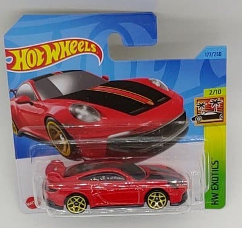 Porsche 911 GT3 röd/svart - Hot Wheels 1:64