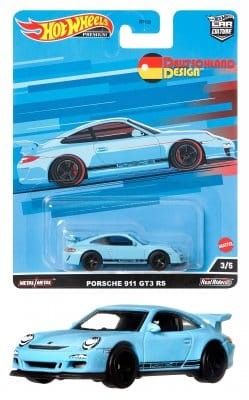 Porsche 911 GT3 RS blå - Hot Wheels 1:64