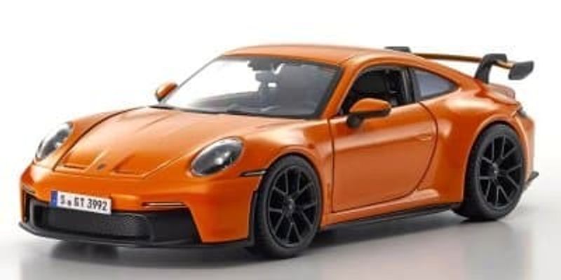 Porsche 911 GT3 2021 orange - skala 1:24