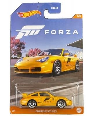 Porsche 911 GT3 gelb Forza - Hot Wheels 1:64