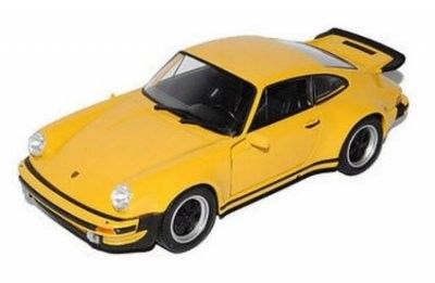 Porsche 911 Turbo 3.0 1974 - gul - skala 1:24