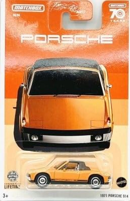 Porsche 914 1971 orange - Matchbox 1:64