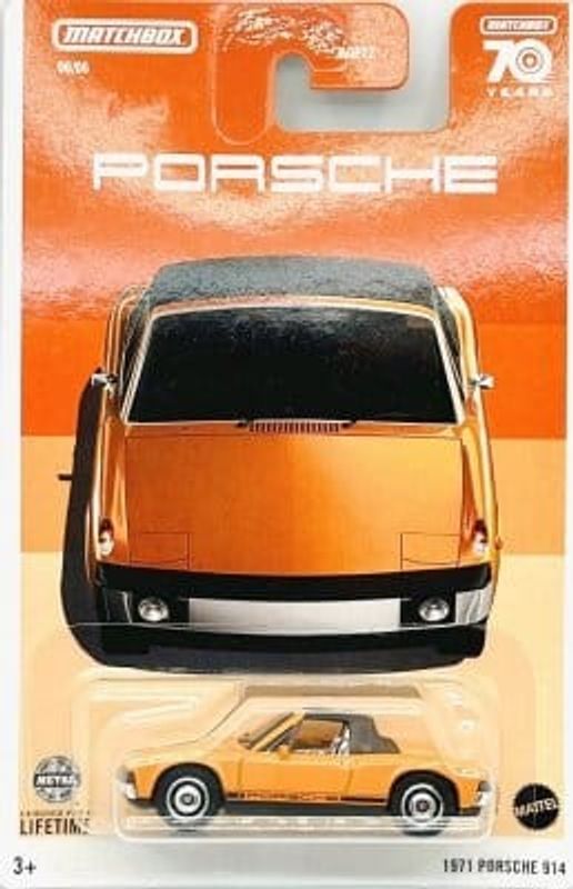 Porsche 914 1971 orange - Matchbox 1:64
