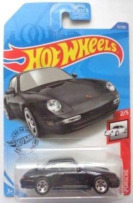 Porsche Carrera 1996 svart - Hot Wheels 1:64