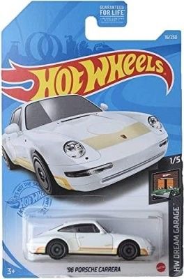 Porsche Carrera 1996 vit - Hot Wheels 1:64