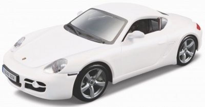 Porsche Cayman S vit - skala 1:32