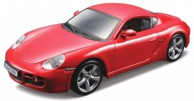 Porsche Cayman S röd - skala 1:32