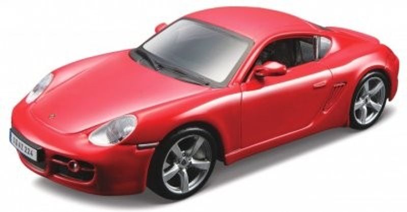 Porsche Cayman S röd - skala 1:32