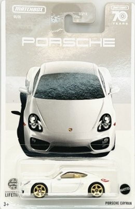 Porsche Cayman vit - Matchbox 1:64