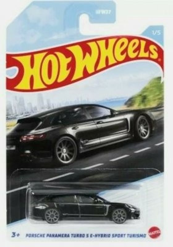 Porsche Panamera Turbo S - svart - Hot Wheels 1:64