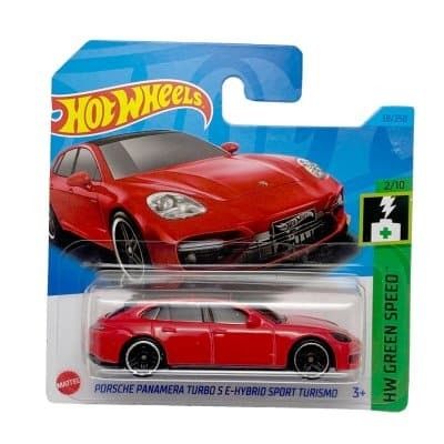Porsche Panamera Turbo röd - Hot Wheels 1:64