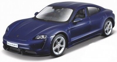 Porsche Taycan 2018 blå - skala 1:43