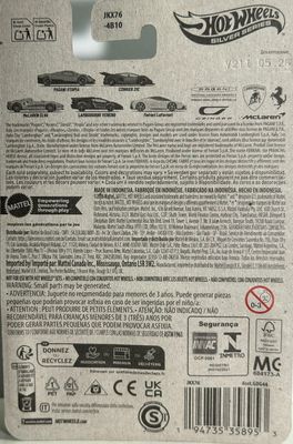 Pagani Utopia - Exotics Silver series Hot Wheels 1:64