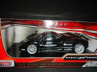 Pagani Zonda F - svart decorated - skala 1:24