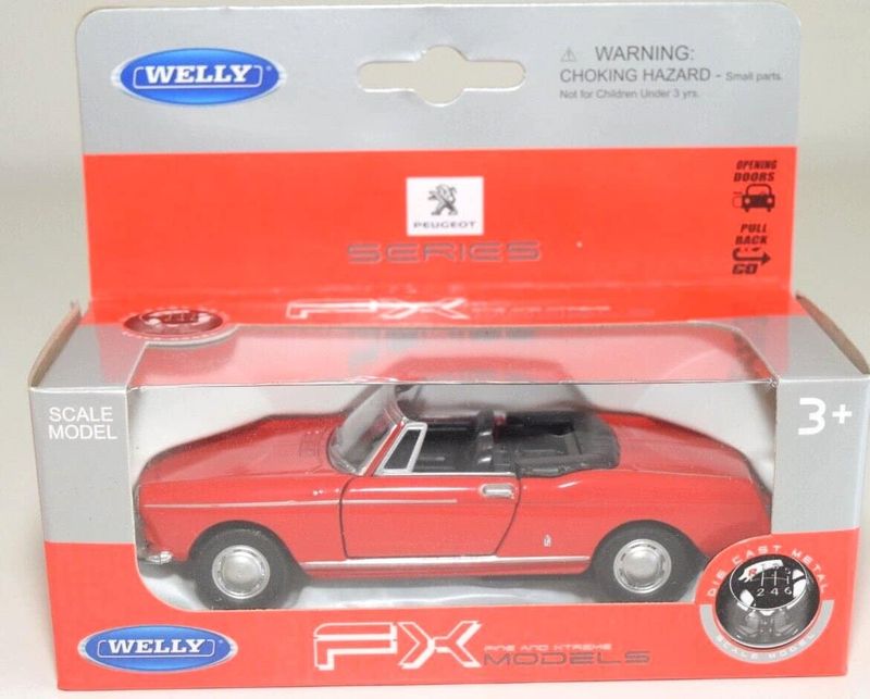 Peugeot 404 closed top - skala 1:34