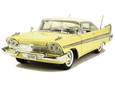 Plymouth Fury Coupe 1958 gul - 1:18