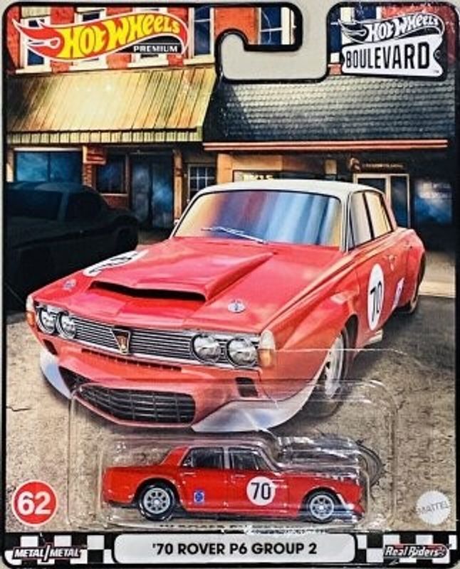 Rover P6 Group 2 1970 röd - Hot Wheels 1:64