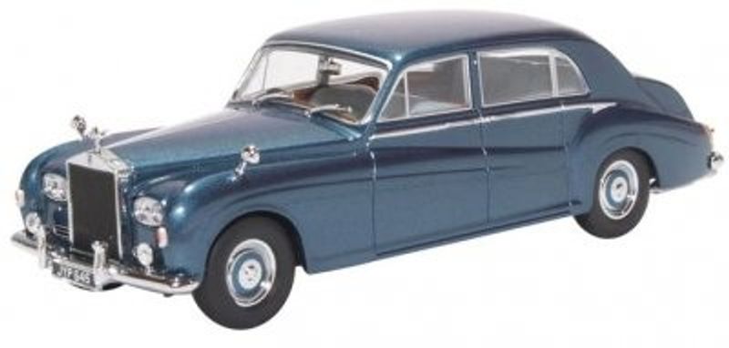 Rolls Royce Phantom V J.Young blå - skala 1:43