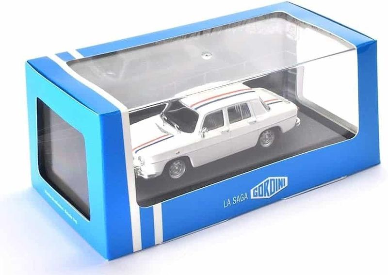 Renault 8 Gordini Equipe 1968 vit - skala 1:43
